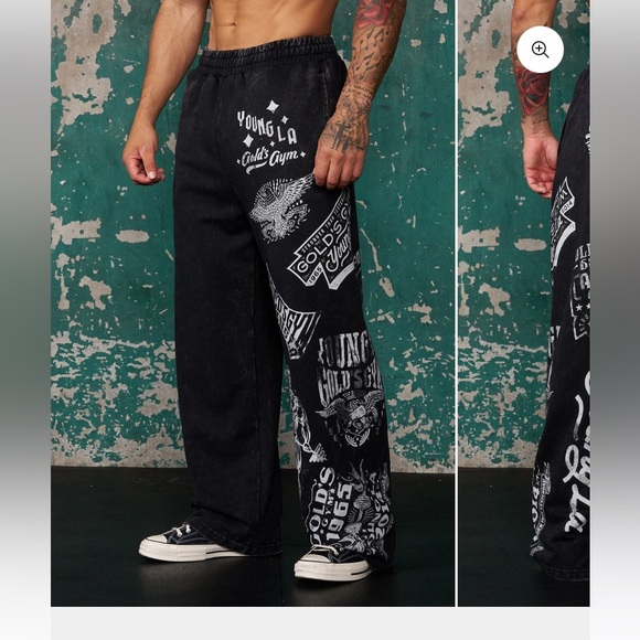 YoungLA X Golds gym evolution sweat pants - Picture 1 of 3